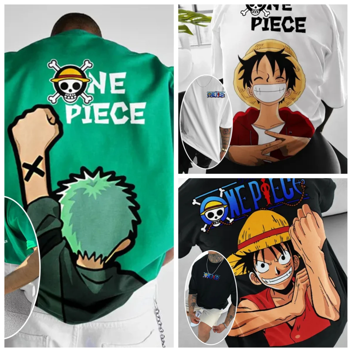 Summer Clothing Trends 2025 - ONE PIECE Luffy Zoro 2025 летняя