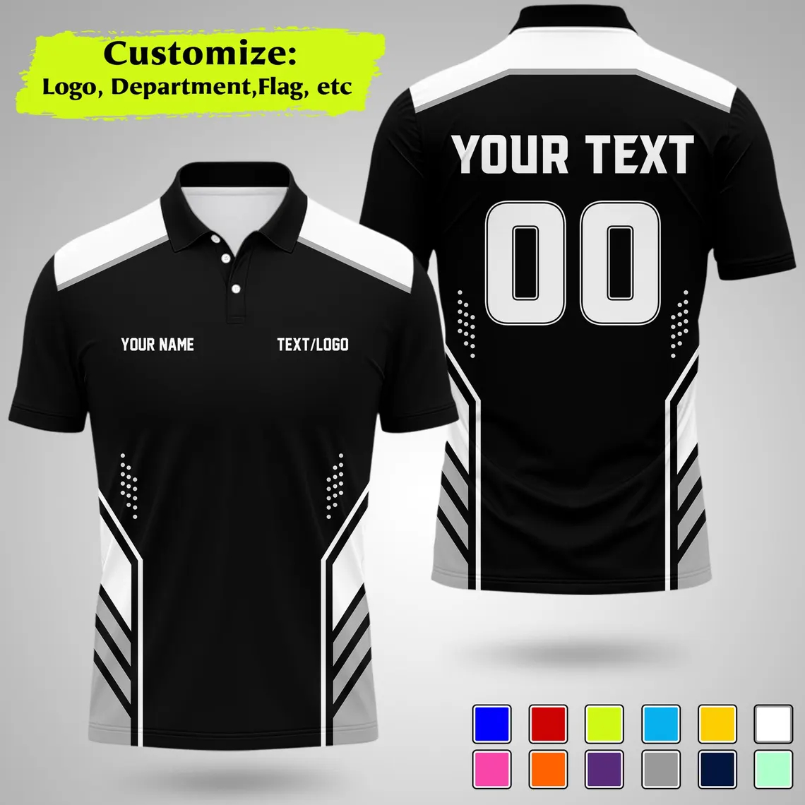 Summer Clothing Names - Новая персонализированная футболка-поло для команды с