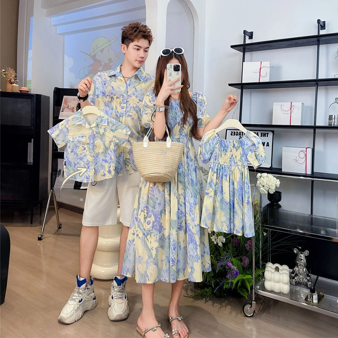 Summer Clothing Looks - Праздничный образ: семейные комплекты одежды для