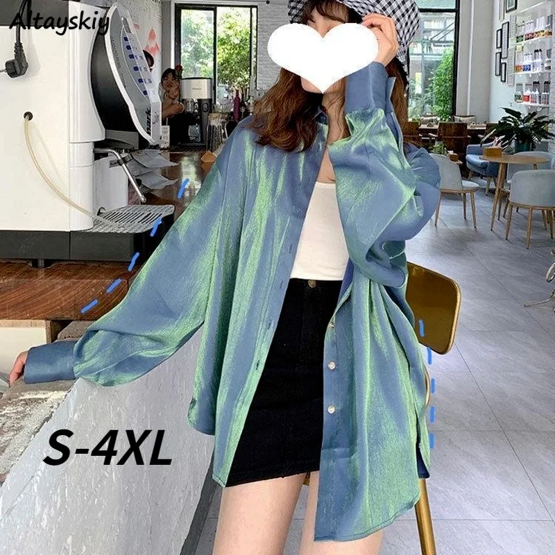 Summer Clothing Holiday - Женская свободная рубашка, новая летняя Солнцезащитная