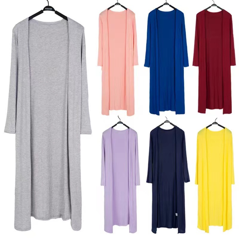 Summer Clothing Colors - Женский модал кардиган, длинный кардиган с