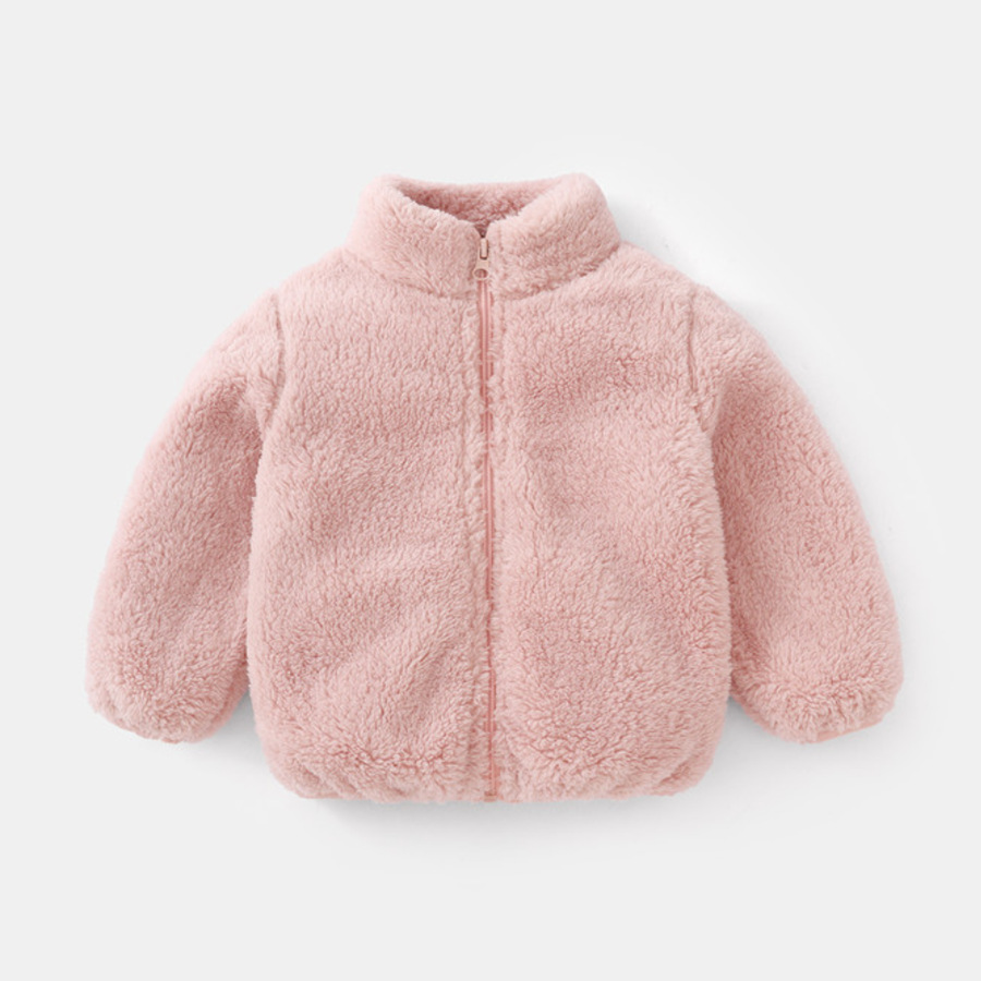 Yours Clothing Summer Jackets - Модная детская плюшевая куртка однотонного цвета