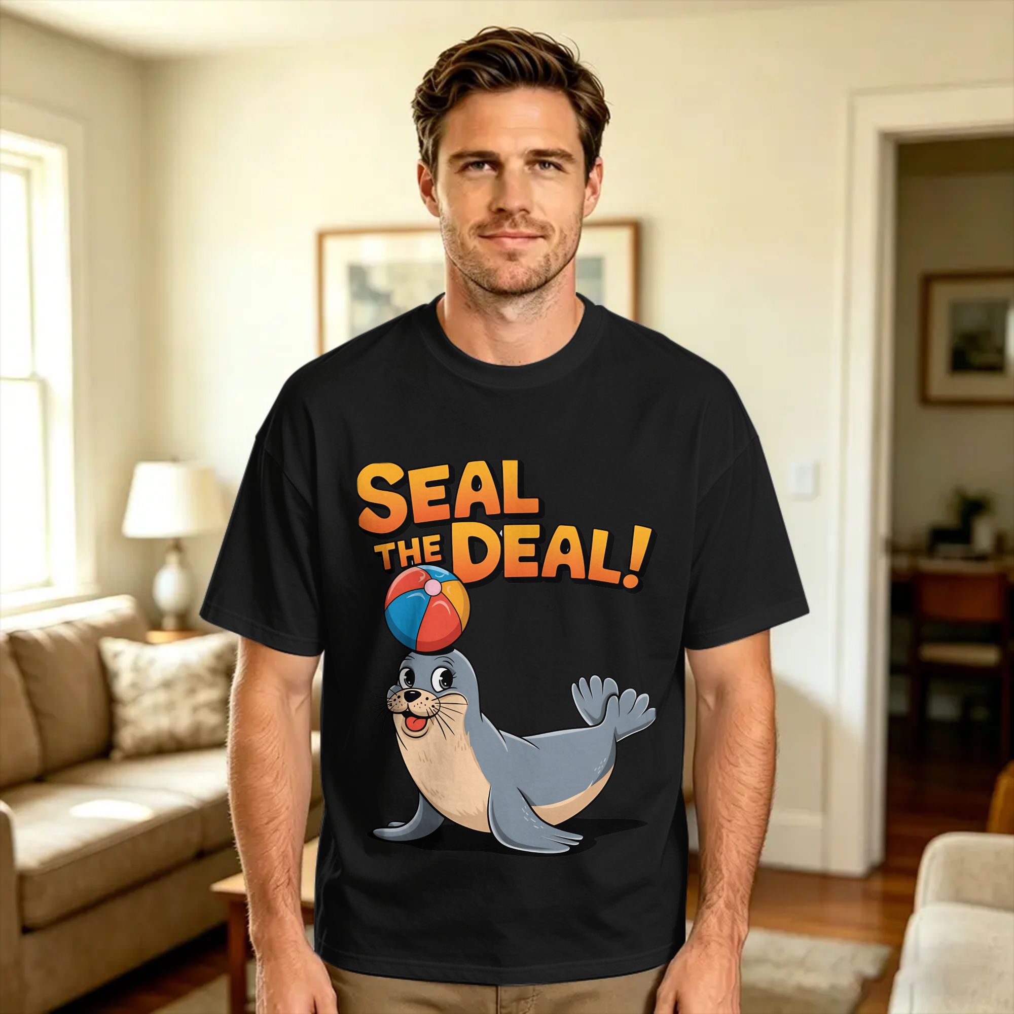 Summer Clothing Deals - Футболка Seal The Deal, футболки в
