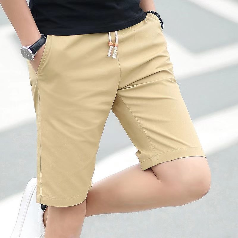 Summer Clothing Deals - GELITAYIN мужские хлопковые шорты-бермуды на шнурке,