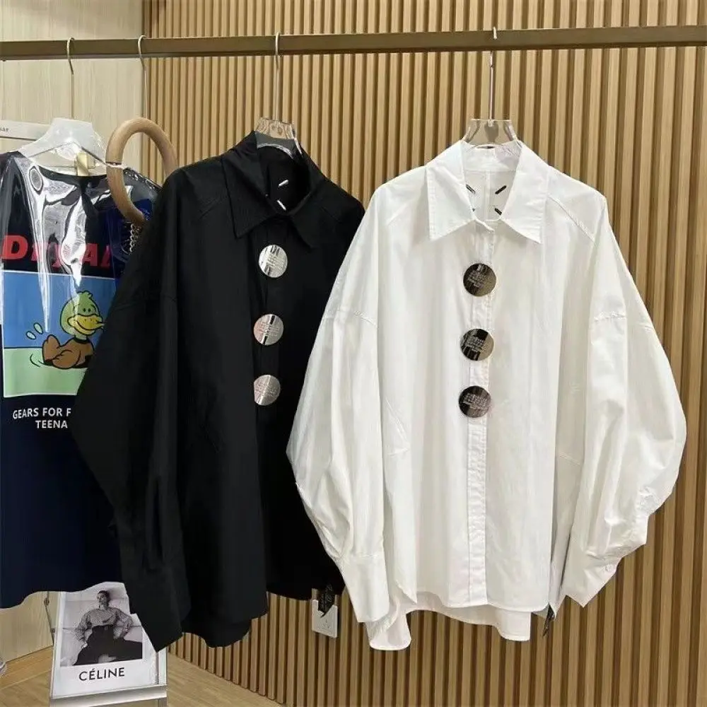 Summer Clothing Office - Женская Однотонная рубашка-поло с вышивкой и