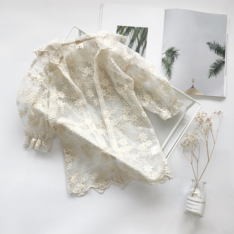 Yours Clothing Summer Jackets - Летняя кружевная куртка для девочек Солнцезащитная