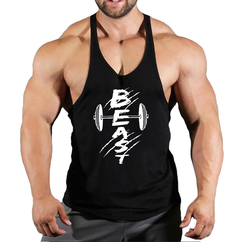 Summer Clothing Brands Men - Летняя брендовая майка для фитнеса, мужская
