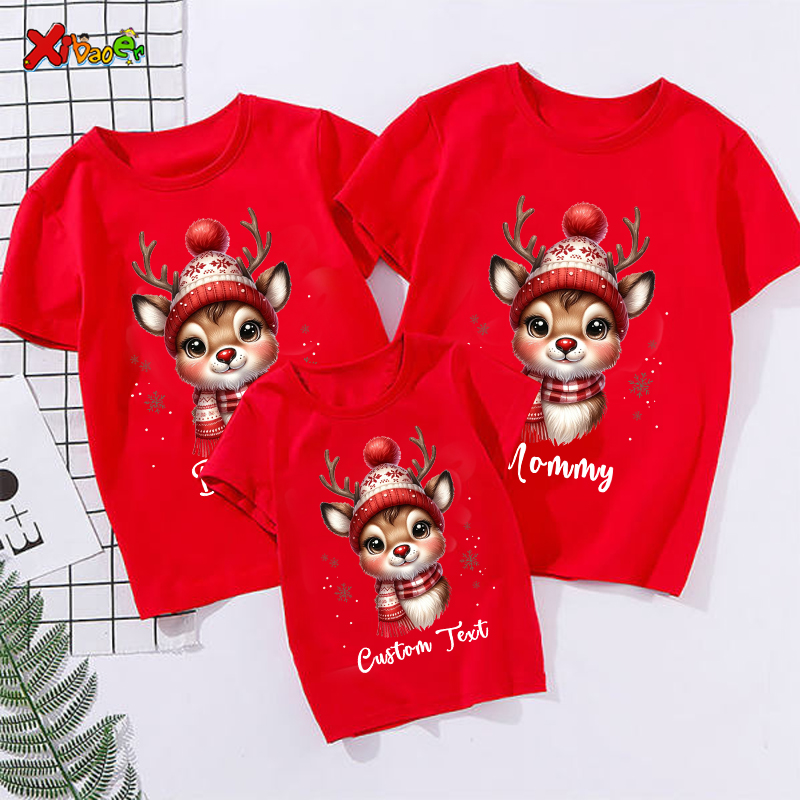 Summer Clothing Looks - Рождественская рубашка на заказ, одинаковые комплекты