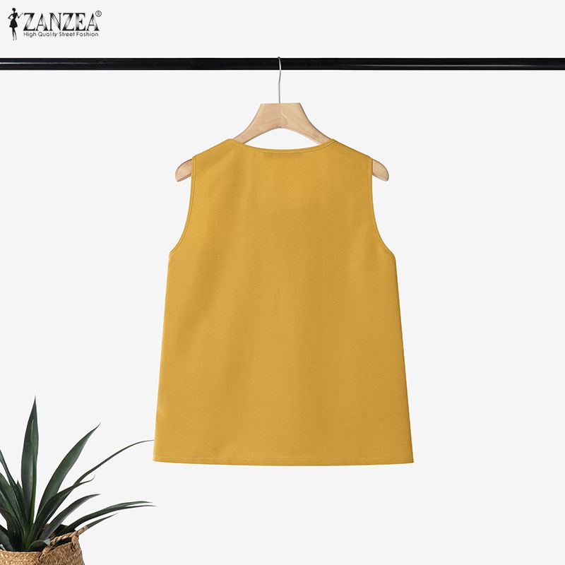 Женская майка ZANZEA больших р – обзор и цена Summer Clothing Holiday