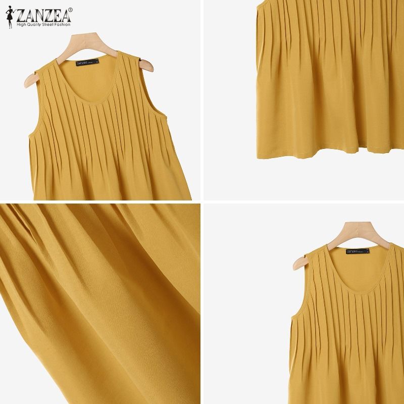Женская майка ZANZEA больших р – обзор и цена Summer Clothing Holiday