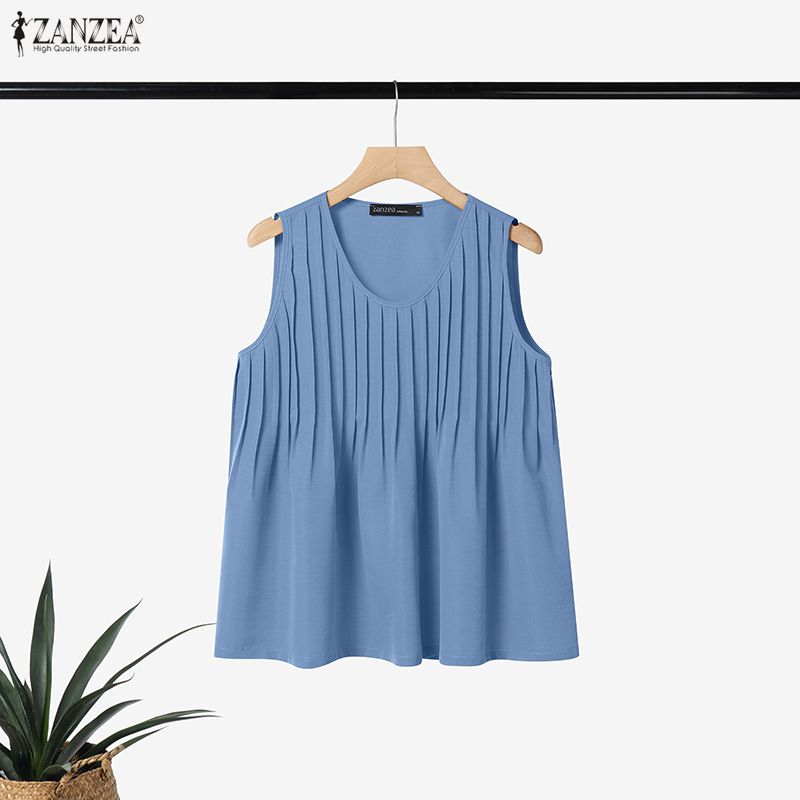 Женская майка ZANZEA больших р – обзор и цена Summer Clothing Holiday