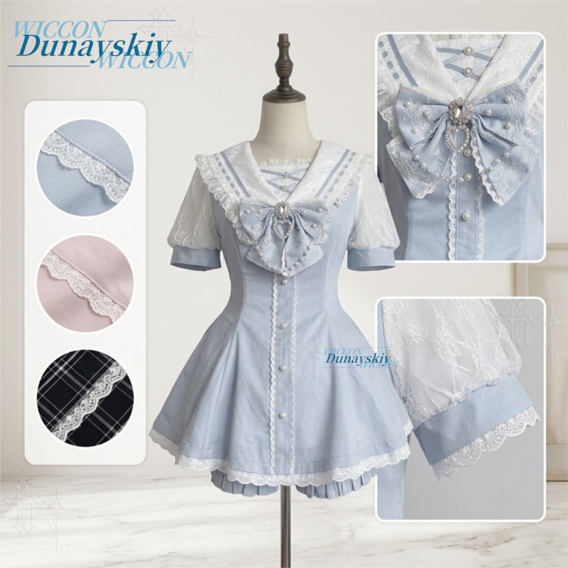 Комплект с платьем с матросски – обзор и цена Summer Clothing Colors