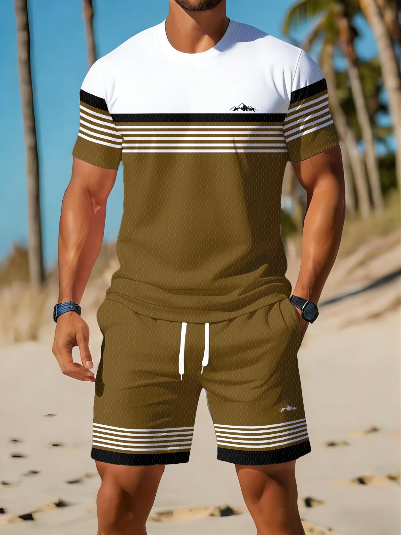 Мужской летний комплект из фут – обзор и цена Summer Clothing Holiday