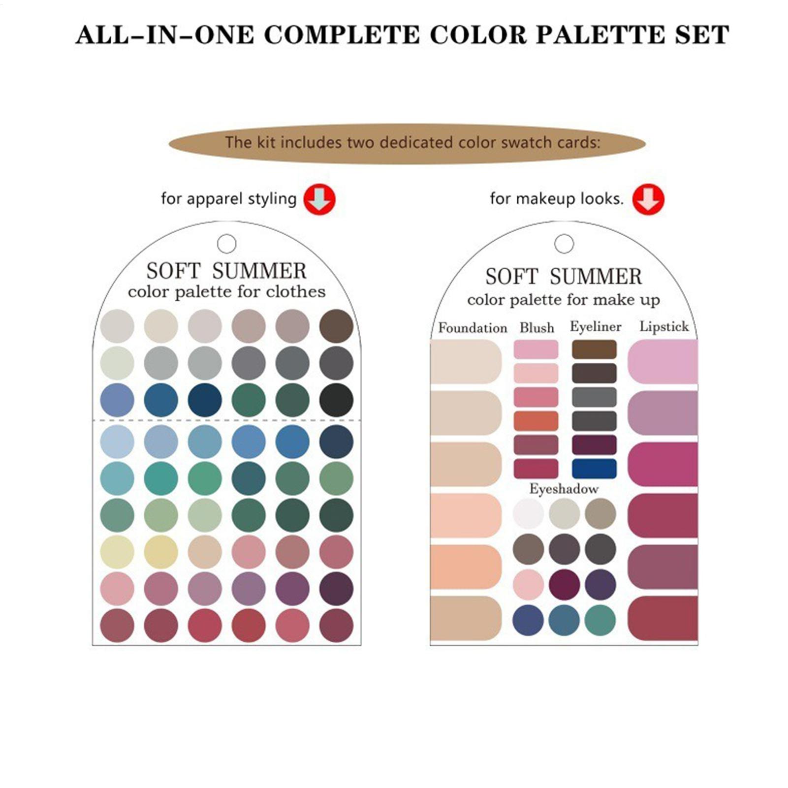 Набор из 2 мягких акриловых ка – обзор и цена Summer Clothing Palette