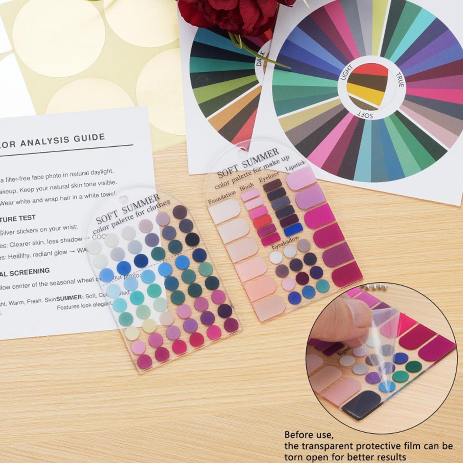 Набор из 2 акриловых карточек- – обзор и цена Summer Clothing Palette