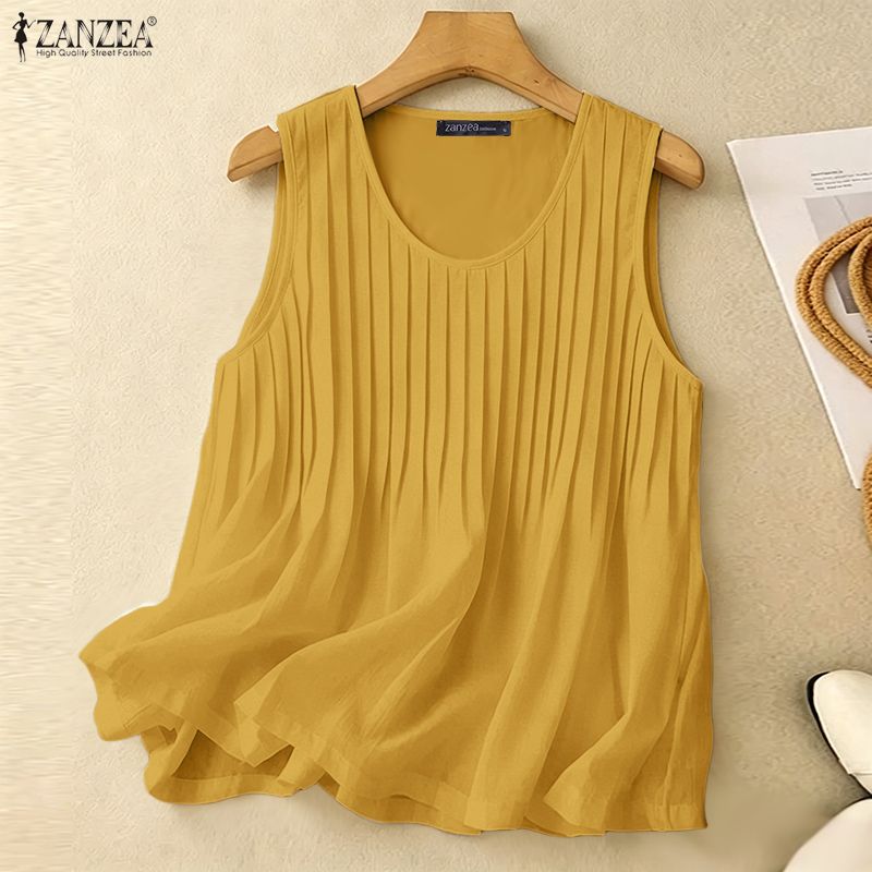 Женская летняя майка ZANZEA с  – обзор и цена Summer Clothing Holiday