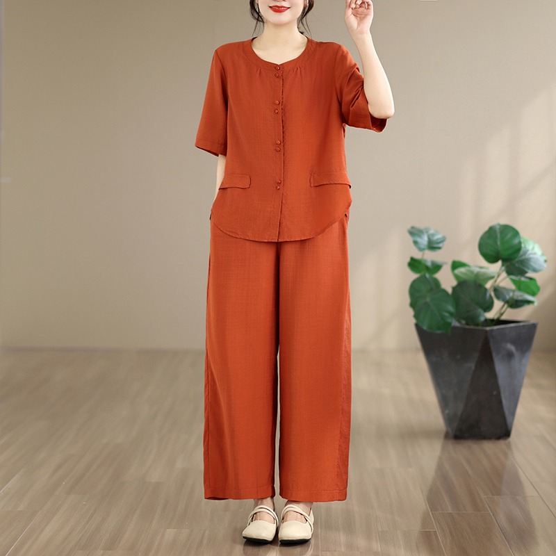 Новый летний комплект из хлопк – обзор и цена Summer Clothing For Women Over 60