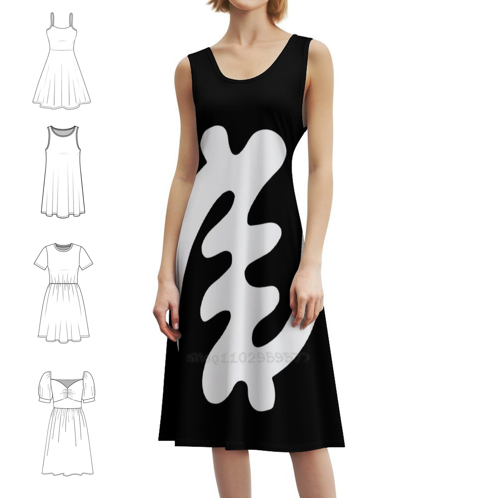 Gye Nyame, белое афроцентрично – обзор и цена Summer Clothing Design