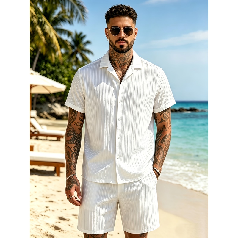 Мужской летний повседневный ко – обзор и цена Summer Clothing For A Beach