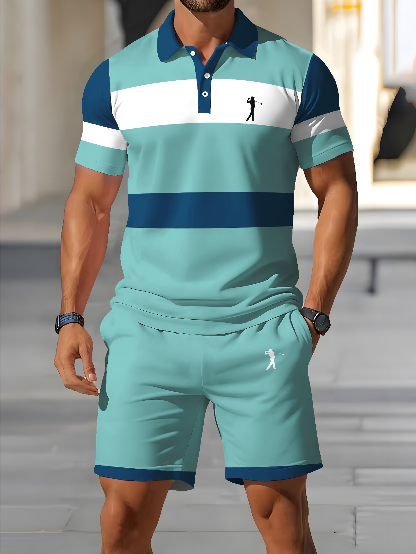 Летний мужской комплект поло 2 – обзор и цена Summer Clothing Design