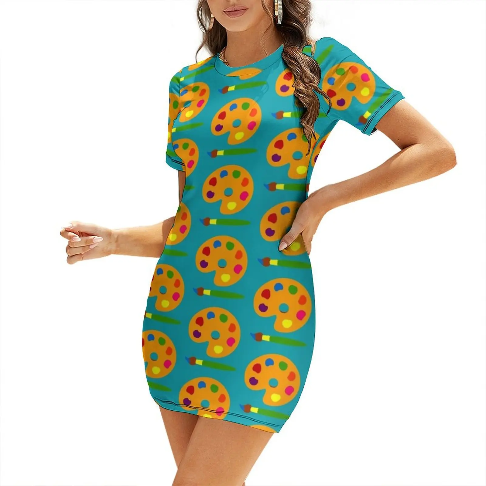 Яркое платье с коротким рукаво – обзор и цена Summer Clothing Palette