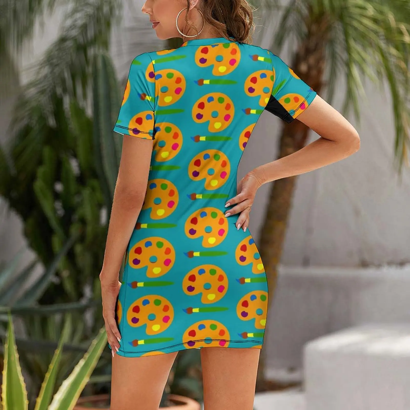 Яркое платье с коротким рукаво – обзор и цена Summer Clothing Palette